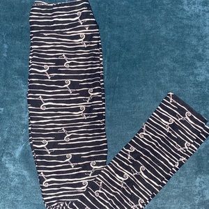 LuLaRoe Disney Nightmare Before Christmas Jack Skellington Leggings L/XL